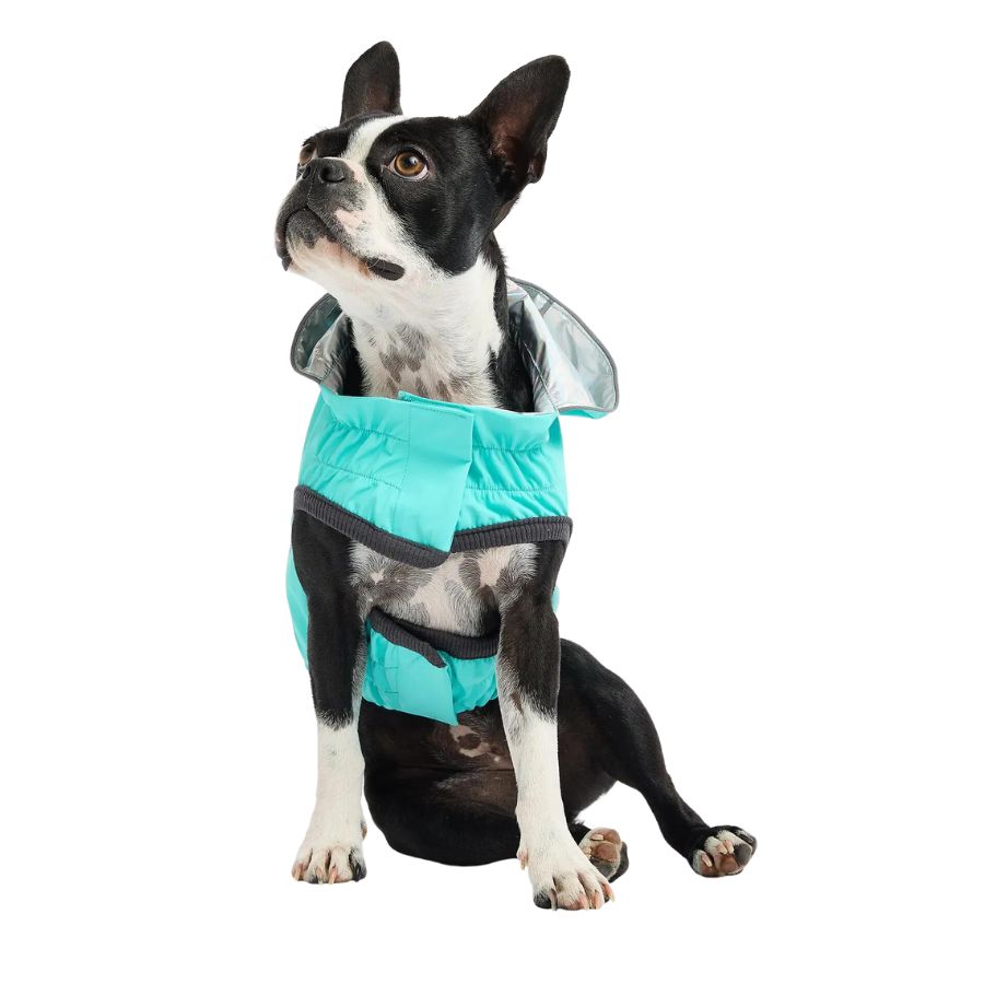 Impermeable Reversible Neón Aqua, , large image number null